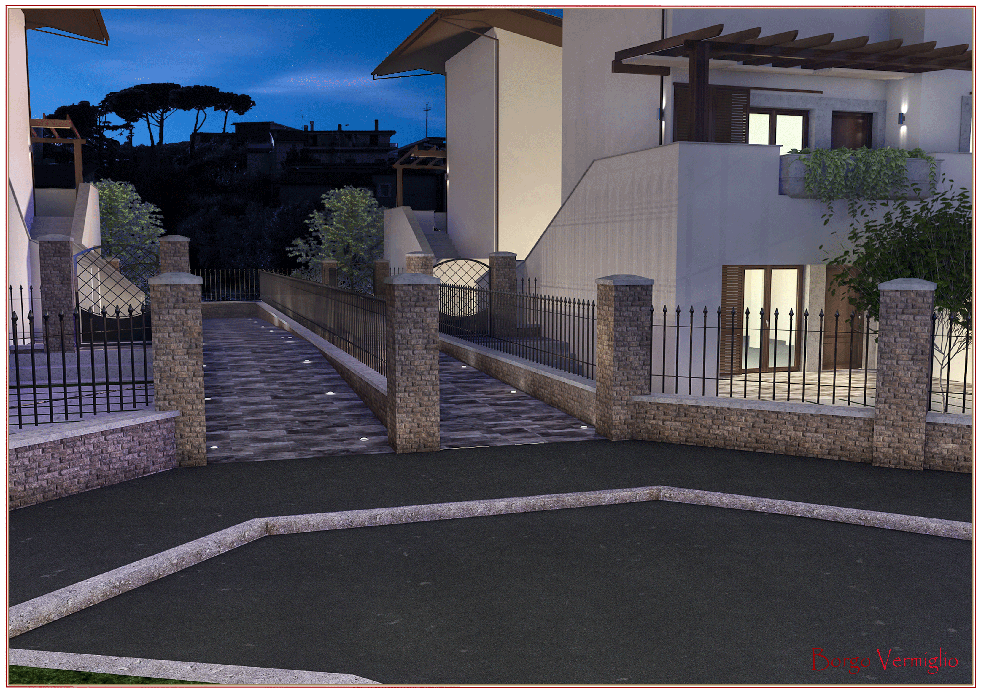 Borgo vermiglio, via vanvitelli, vendesi ville a schiera e ... Agenzie immobiliari roma