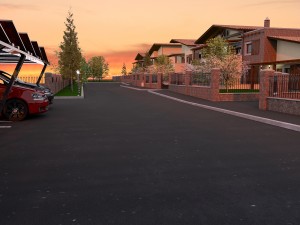 Borgo Vermiglio, Via Vanvitelli, vendesi ville a schiera e appartamenti su villa in borghetto in località Vermicino